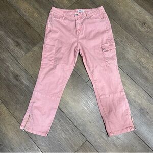 Stylish Pink Ankle Cargo Pants 8